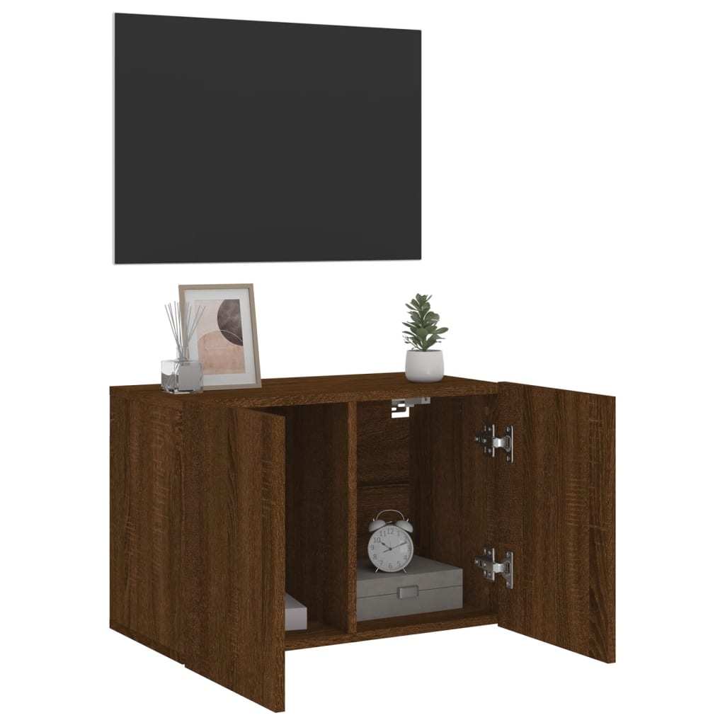TV Wandschrank Lowboard Fernsehschrank Hängeschrank TV Möbel 60/80/100 cm - Bild 69 von 91