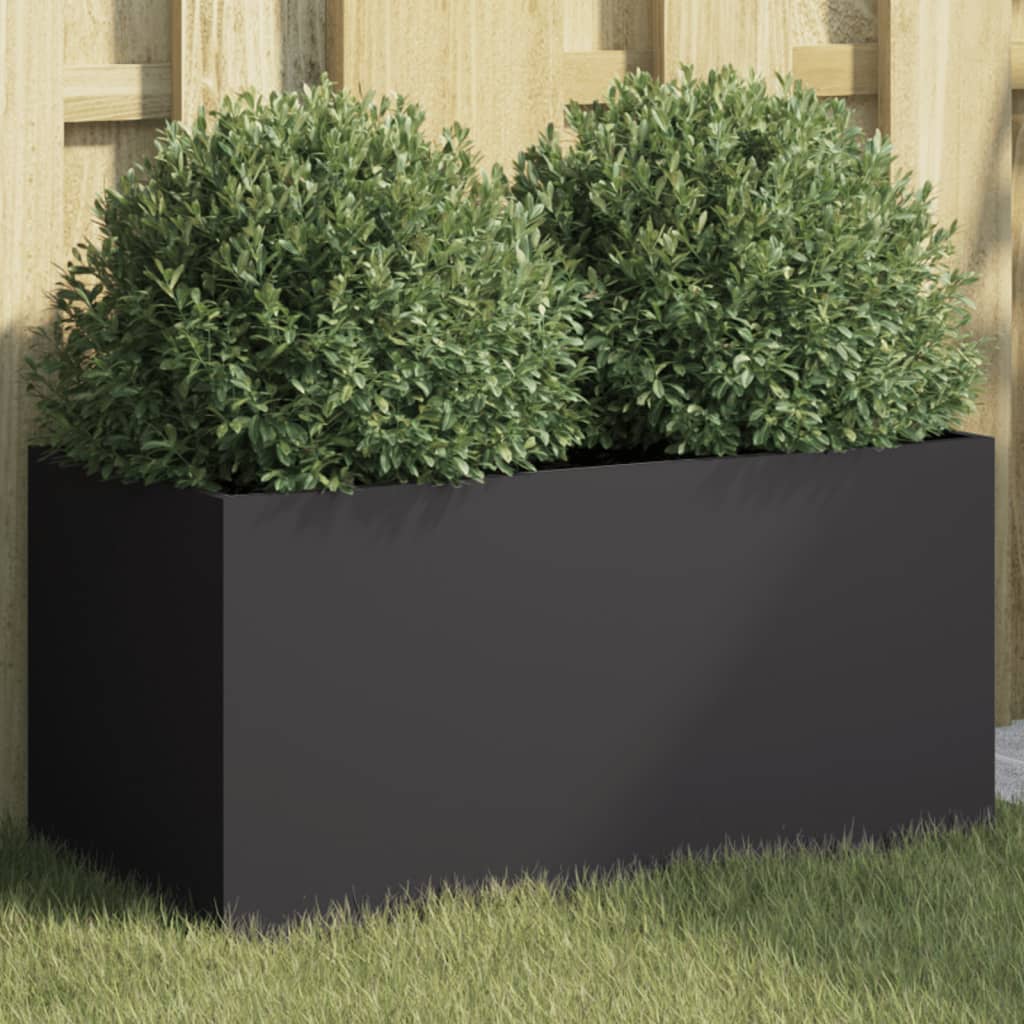 Metall Pflanzkübel Blumenkasten Hochbeet Gemüsebeet Blumenbeet Stahl Beet Garten - Bild 27 von 93