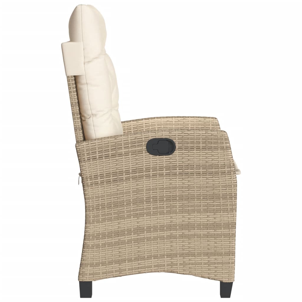Poly Rattan Gartensessel mit Kissen Verstellbar Gartenstuhl Sessel Stuhl Stühle - Bild 53 von 77