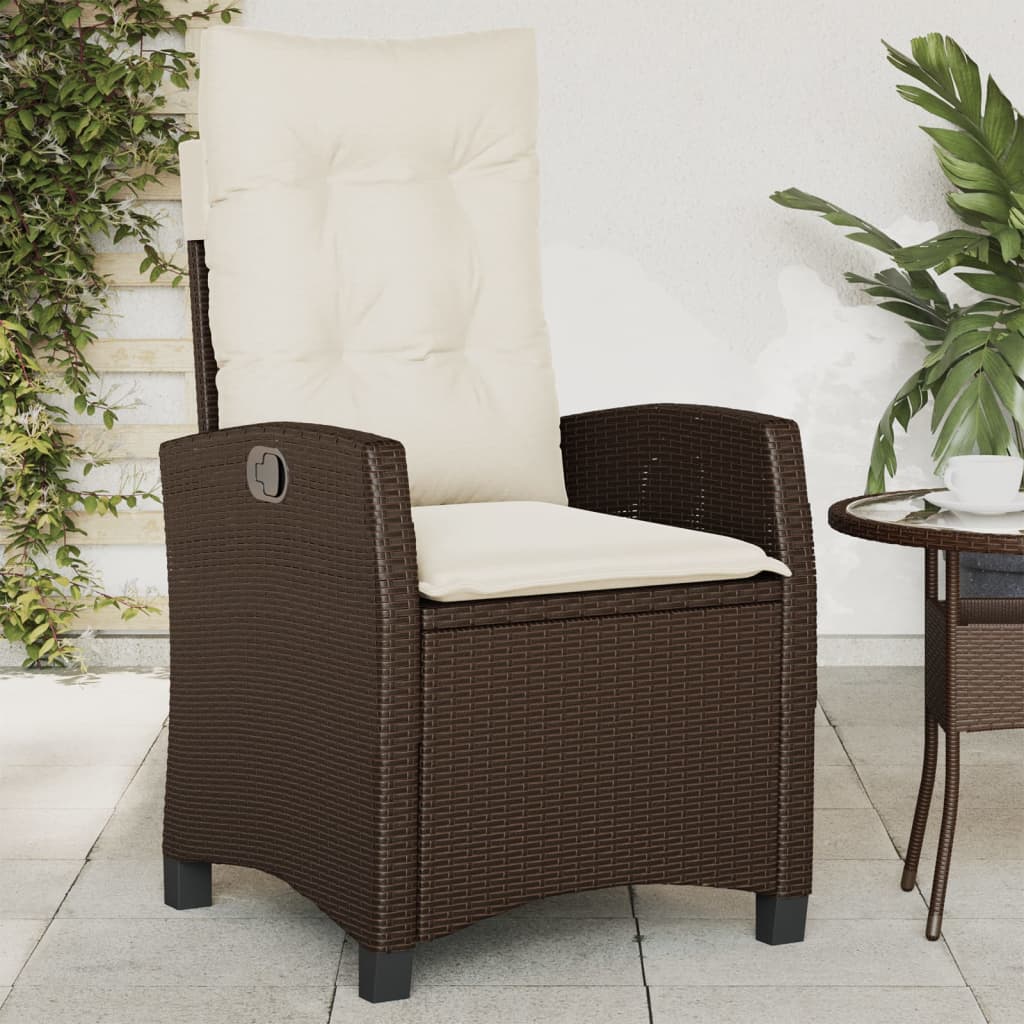Poly Rattan Gartensessel mit Kissen Verstellbar Gartenstuhl Sessel Stuhl Stühle - Bild 28 von 77