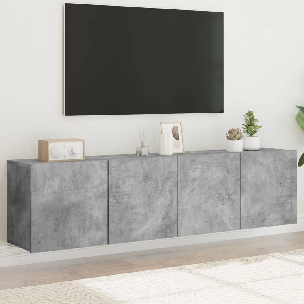 TV Wandschrank Lowboard Fernsehschrank Hängeschrank TV Möbel 60/80/100 cm - Bild 36 von 91