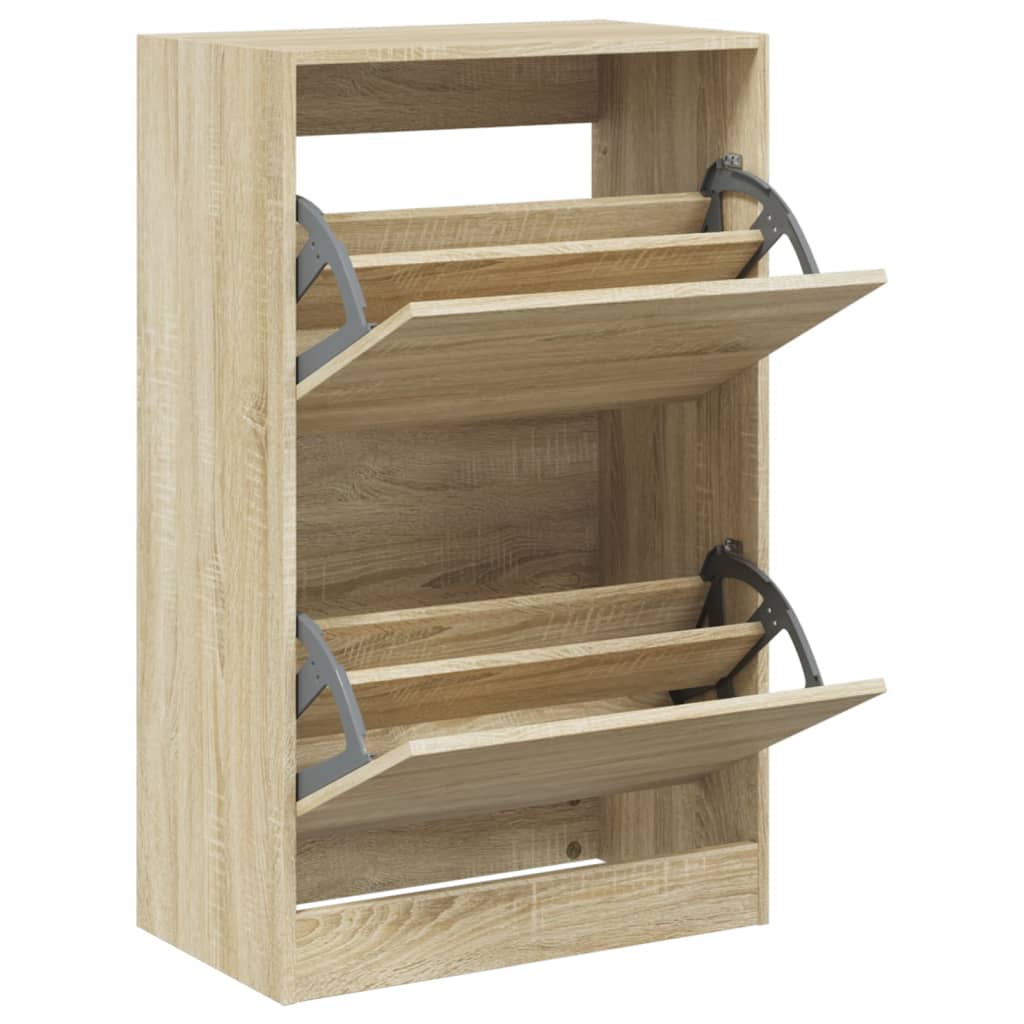 Schuhschrank mit 1/2/3/4 Klappen Schuhkipper Schuhregal Schuhkommode Schuhablage - Bild 123 von 145