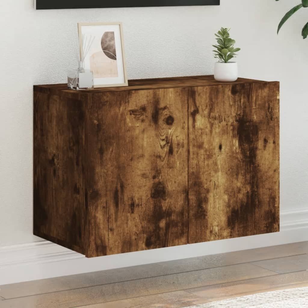 TV Wandschrank Lowboard Fernsehschrank Hängeschrank TV Möbel 60/80/100 cm - Bild 49 von 91