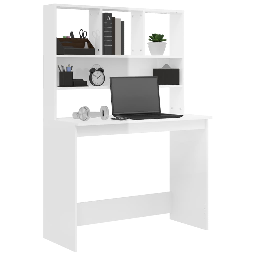 Schreibtisch mit Regal Computertisch Arbeitstisch Bürotisch PC Tisch Laptoptisch - Bild 22 von 60