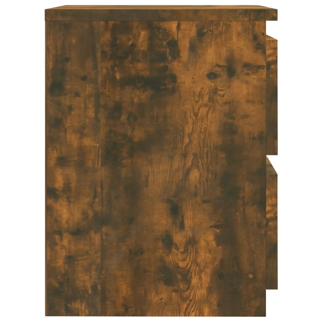 1/2er Holzwerkstoff Nachttisch Hochglanz Nachtschrank Schrank mit 2 Schubladen - Bild 46 von 61
