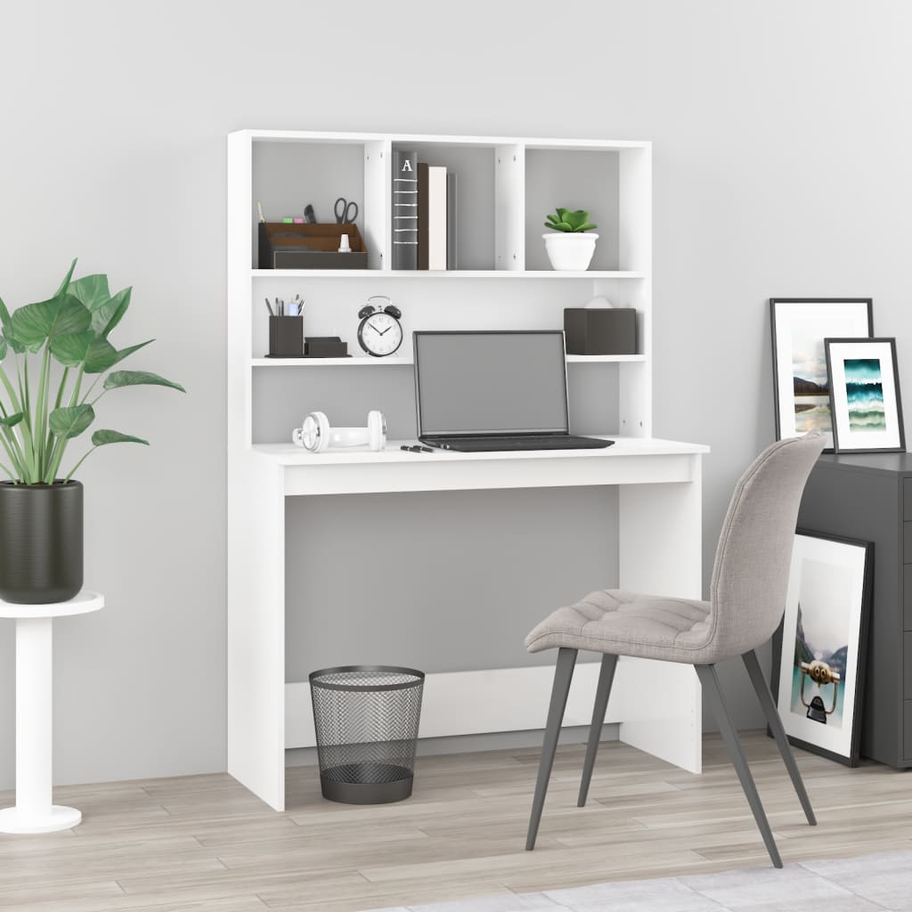 Modern Schreibtisch Bürotisch mit Regal Arbeitstisch Computertisch Gamingtisch - Bild 24 von 31