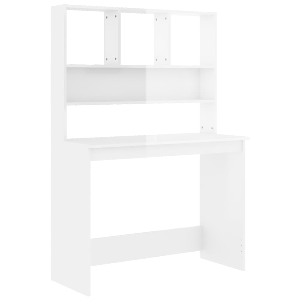 Schreibtisch mit Regal Computertisch Arbeitstisch Bürotisch PC Tisch Laptoptisch - Bild 20 von 60