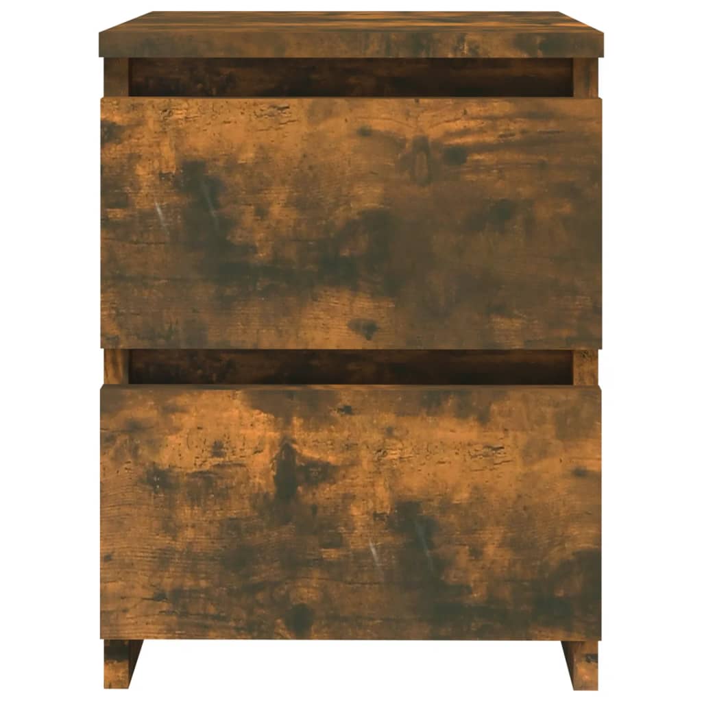 1/2er Holzwerkstoff Nachttisch Hochglanz Nachtschrank Schrank mit 2 Schubladen - Bild 45 von 61