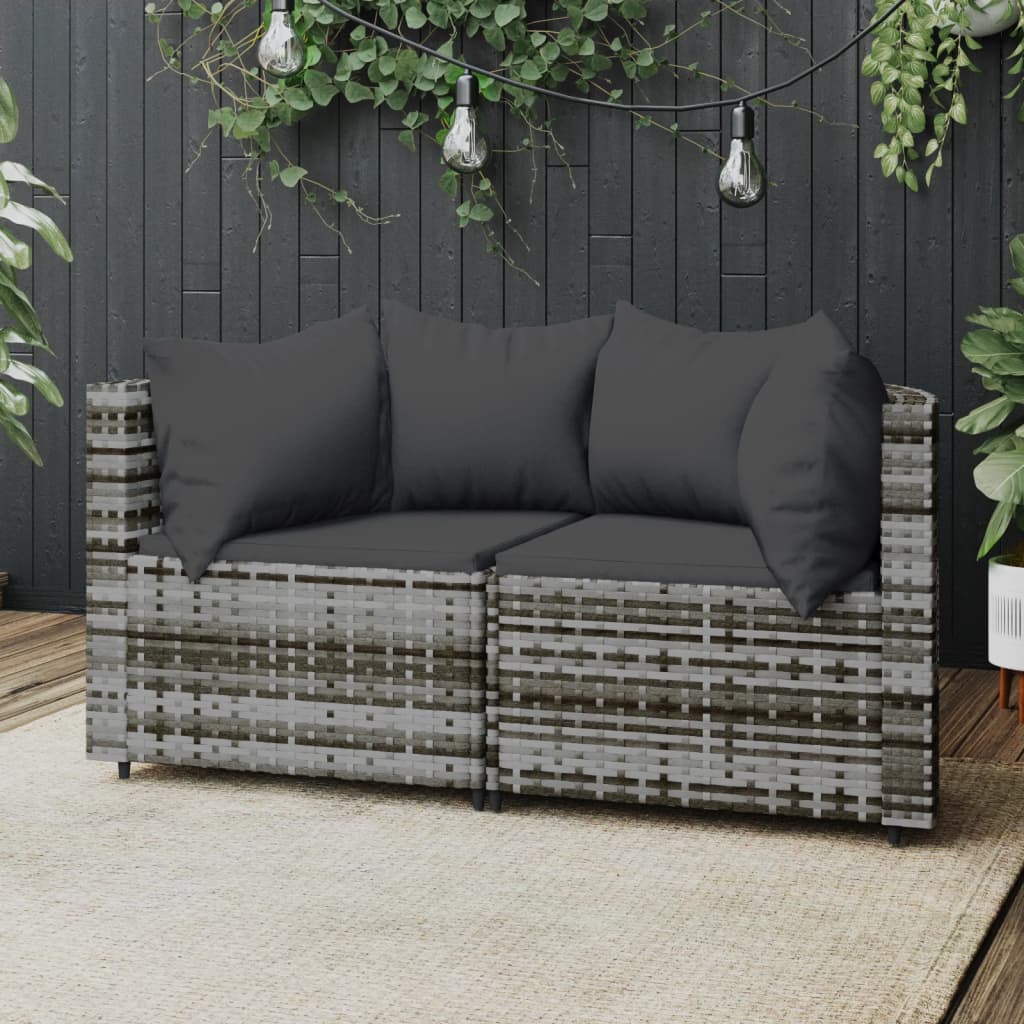 Garten Lounge Set mit Kissen Gartensofa Ecksofa Gartenmöbel Poly Rattan - Bild 83 von 106