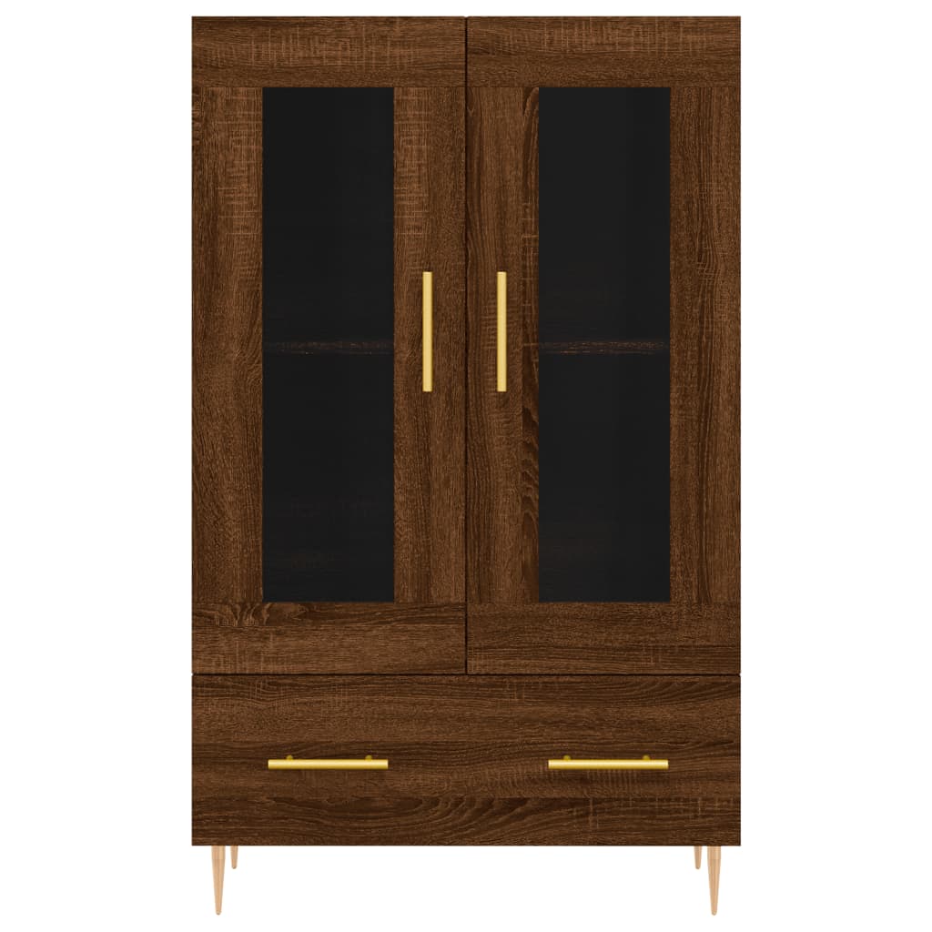 Highboard Anrichte Mit 2 Schubladen 69,5x31x115 cm Holzwerkstoff Beistellschrank - Produktbild 5