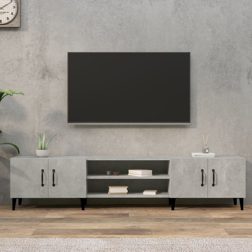 TV Schrank Fernsehtisch Fernsehschrank Lowboard Holzwerkstoff 180 x 31,5 x 40 cm - Bild 14 von 19