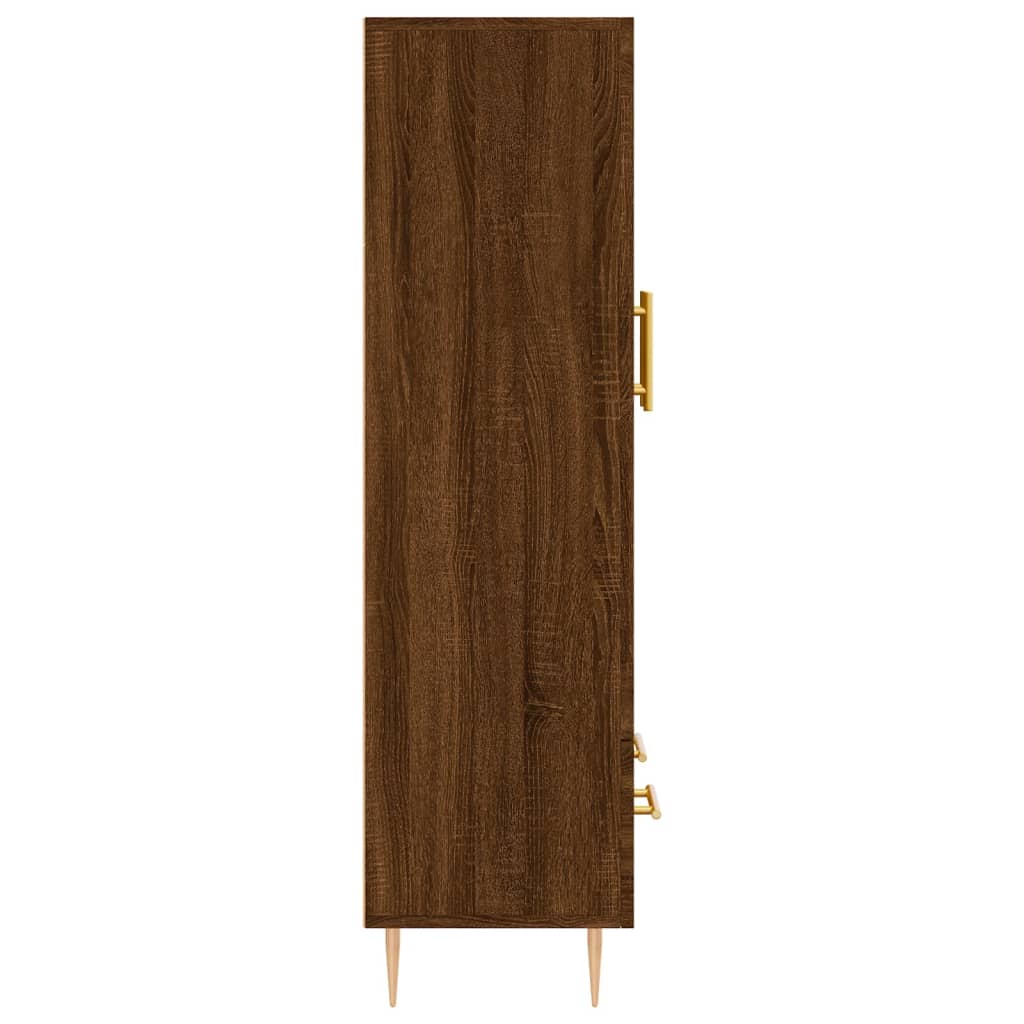 Highboard Anrichte Mit 2 Schubladen 69,5x31x115 cm Holzwerkstoff Beistellschrank - Produktbild 6
