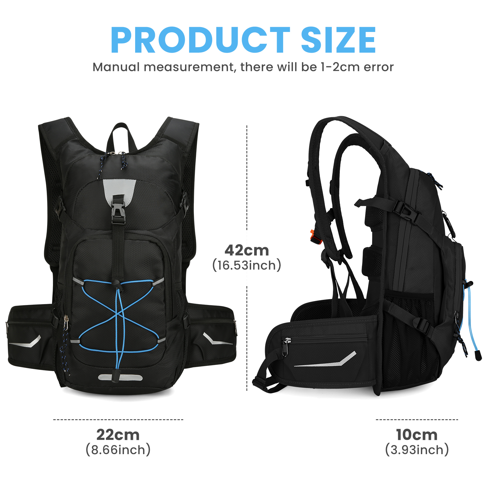 20L 30L Rucksack Herren Damen Wanderrucksack Trekkingrucksack Fahrradrucksack