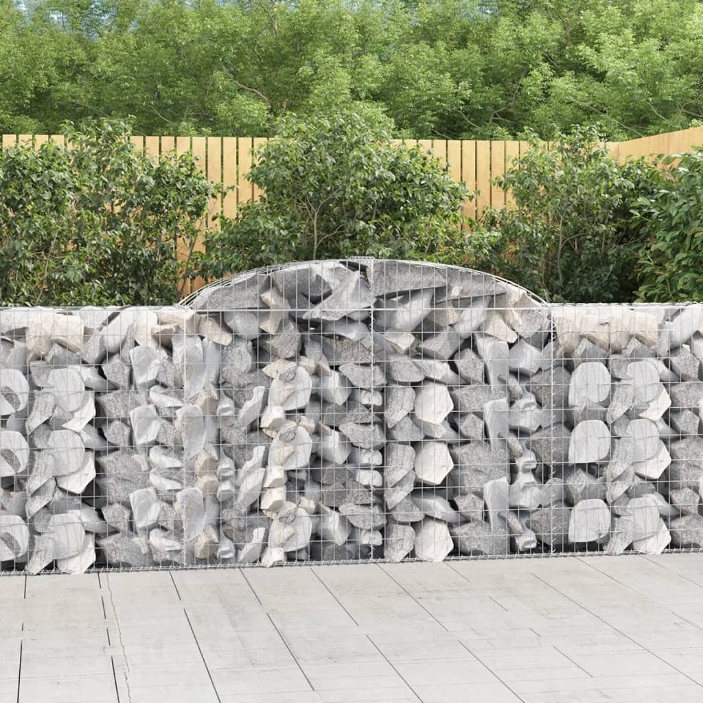 Hochbogen Gabione vendu Steinkorb Steingabionen Drahtkorb Verzinktes Eisen 200-400cm