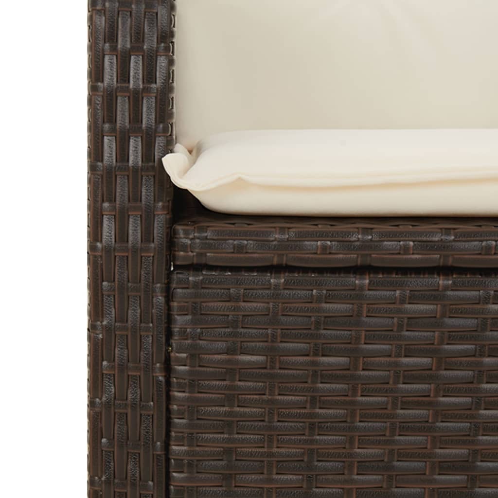 Poly Rattan Gartensessel mit Kissen Verstellbar Gartenstuhl Sessel Stuhl Stühle - Bild 37 von 77