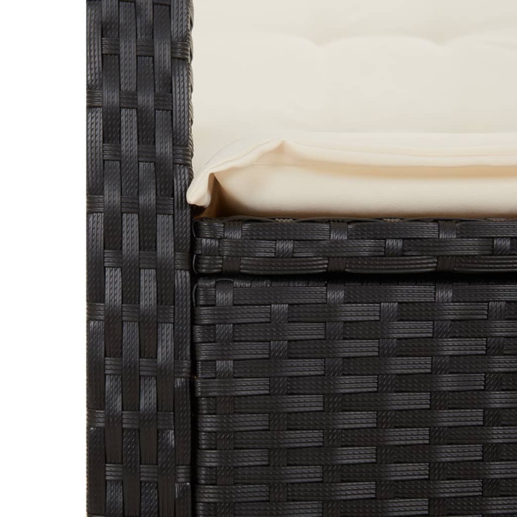 Poly Rattan Gartensessel mit Kissen Verstellbar Gartenstuhl Sessel Stuhl Stühle - Bild 17 von 77