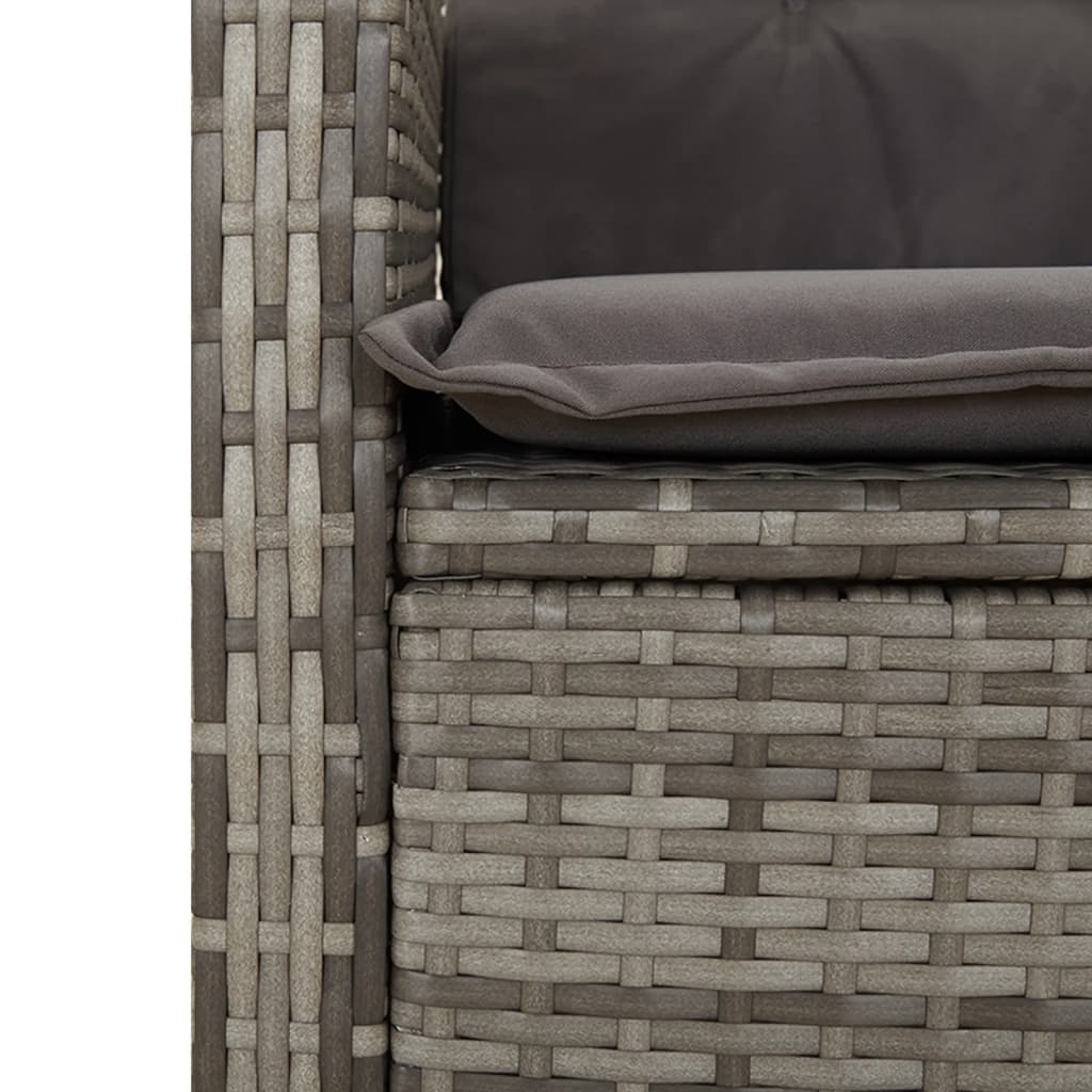 Poly Rattan Gartensessel mit Kissen Verstellbar Gartenstuhl Sessel Stuhl Stühle - Bild 47 von 77