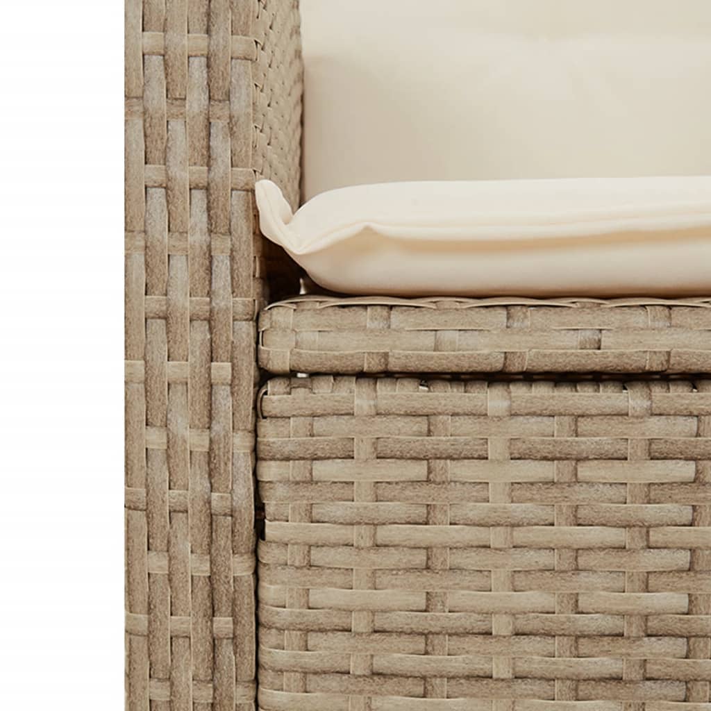 Poly Rattan Gartensessel mit Kissen Verstellbar Gartenstuhl Sessel Stuhl Stühle - Bild 57 von 77