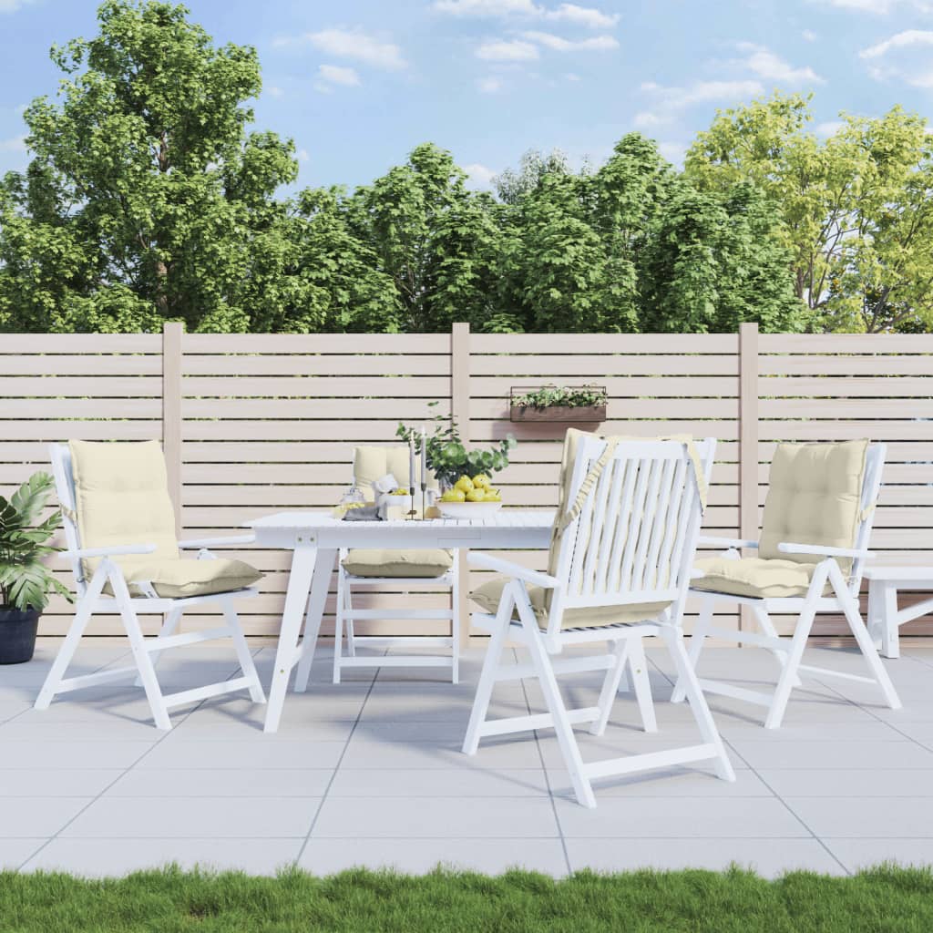 2/4/6er Set Auflagen Niedriglehner Sitzauflagen Gartenstuhl Sitzkissen Kissen - Bild 32 von 34