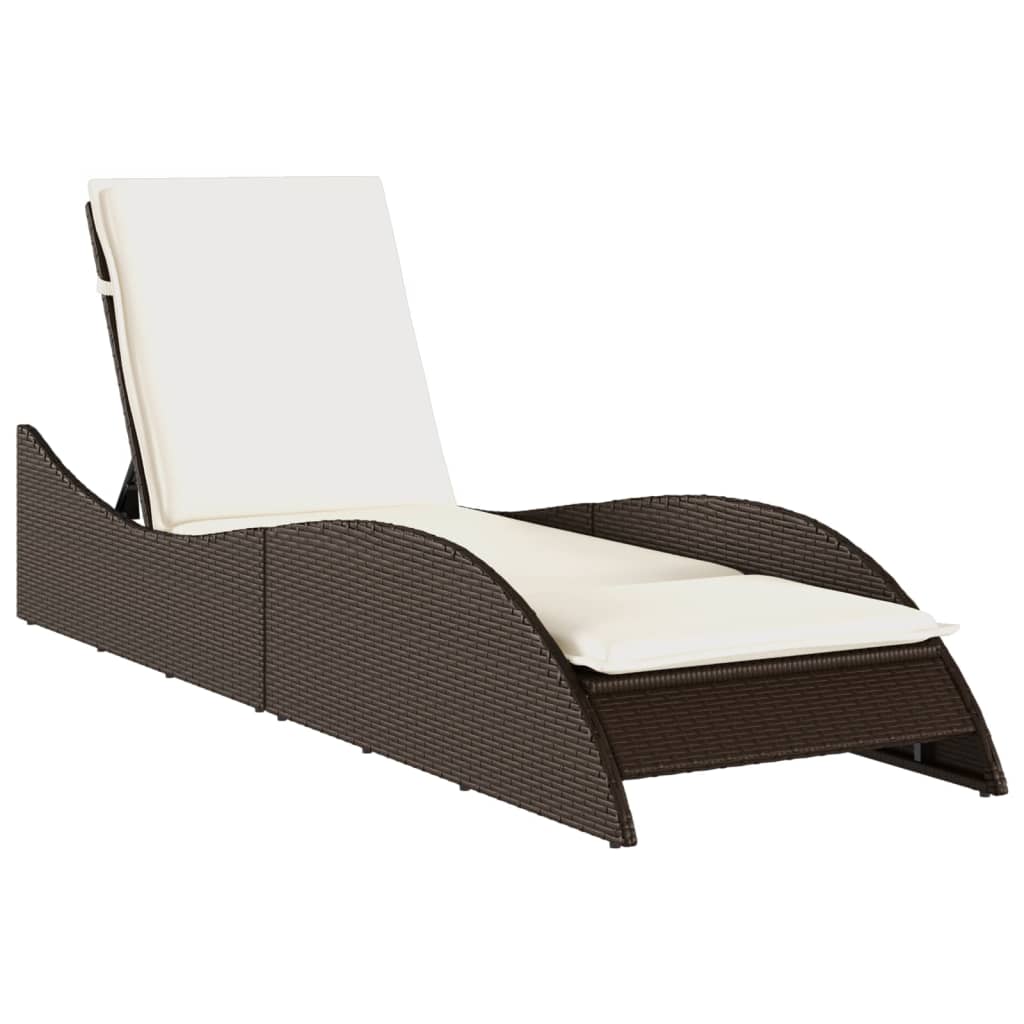 Sonnenliege Gartenliege Liegestuhl Relaxliege Strandliege Doppelliege Polyrattan - Bild 23 von 71
