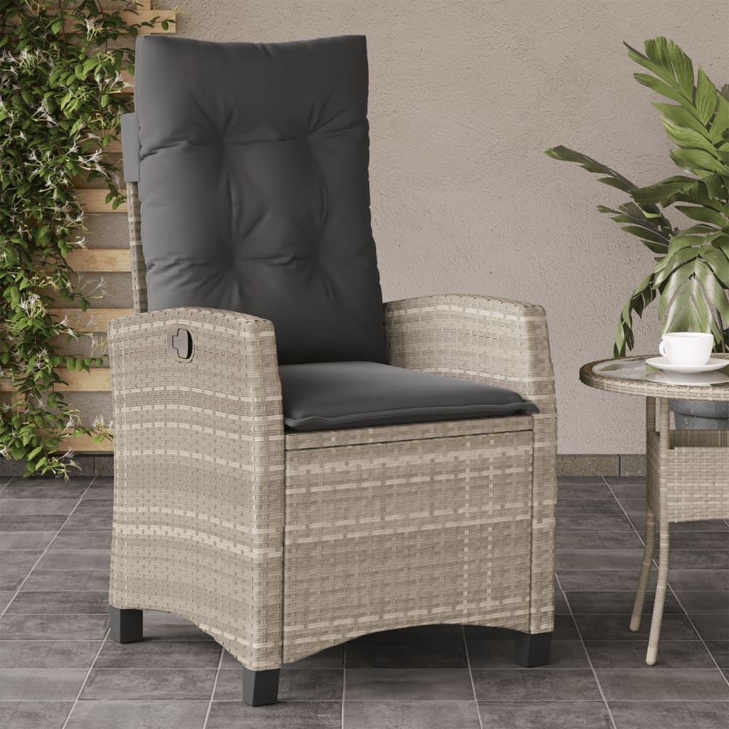 Poly Rattan Gartensessel mit Kissen Verstellbar Gartenstuhl Sessel Stuhl Stühle - Bild 68 von 77