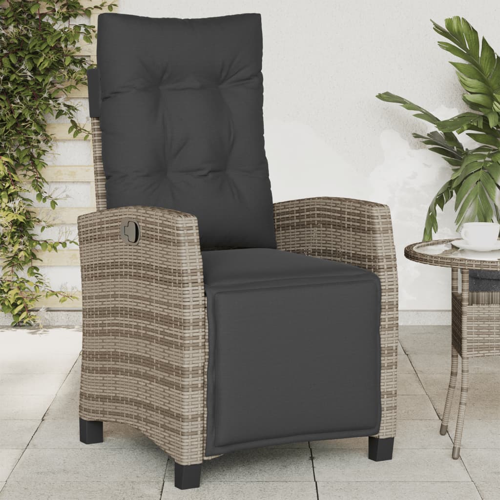 Poly Rattan Gartensessel mit Kissen Verstellbar Gartenstuhl Sessel Stuhl Stühle - Bild 39 von 77