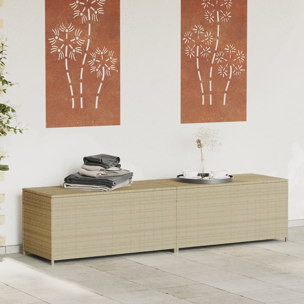 Poly Rattan Gartentruhe Auflagenbox Kissenbox Gartenbox Aufbewahrungsbox Truhe - Bild 54 von 95