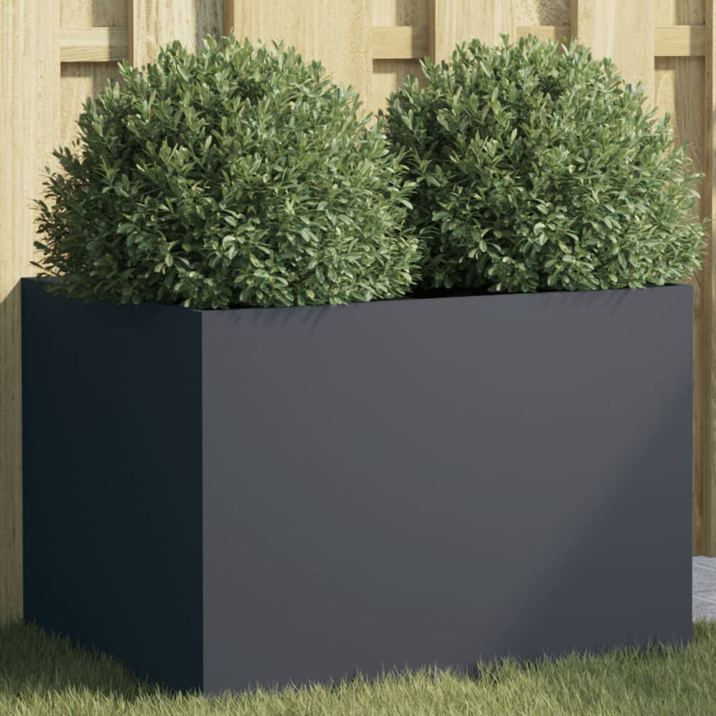 Metall Pflanzkübel Blumenkasten Hochbeet Gemüsebeet Blumenbeet Stahl Beet Garten - Bild 57 von 93