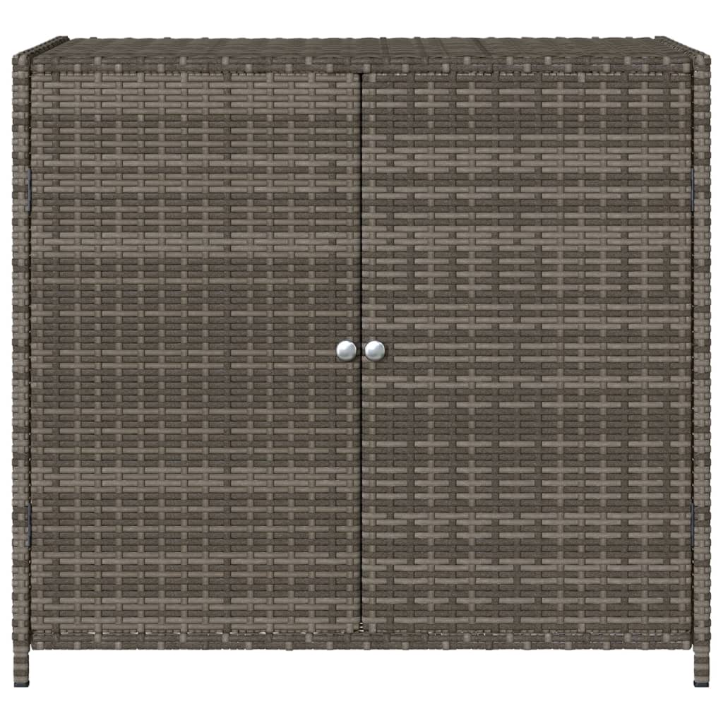Gartenschrank Balkonschrank Geräteschrank Haushaltsschrank Schrank Poly Rattan - Bild 40 von 55