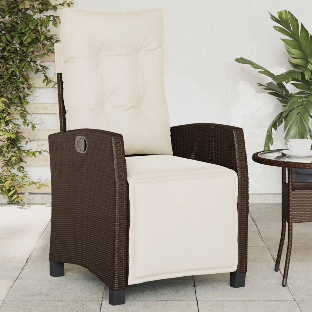 Poly Rattan Gartensessel mit Kissen Verstellbar Gartenstuhl Sessel Stuhl Stühle - Bild 29 von 77