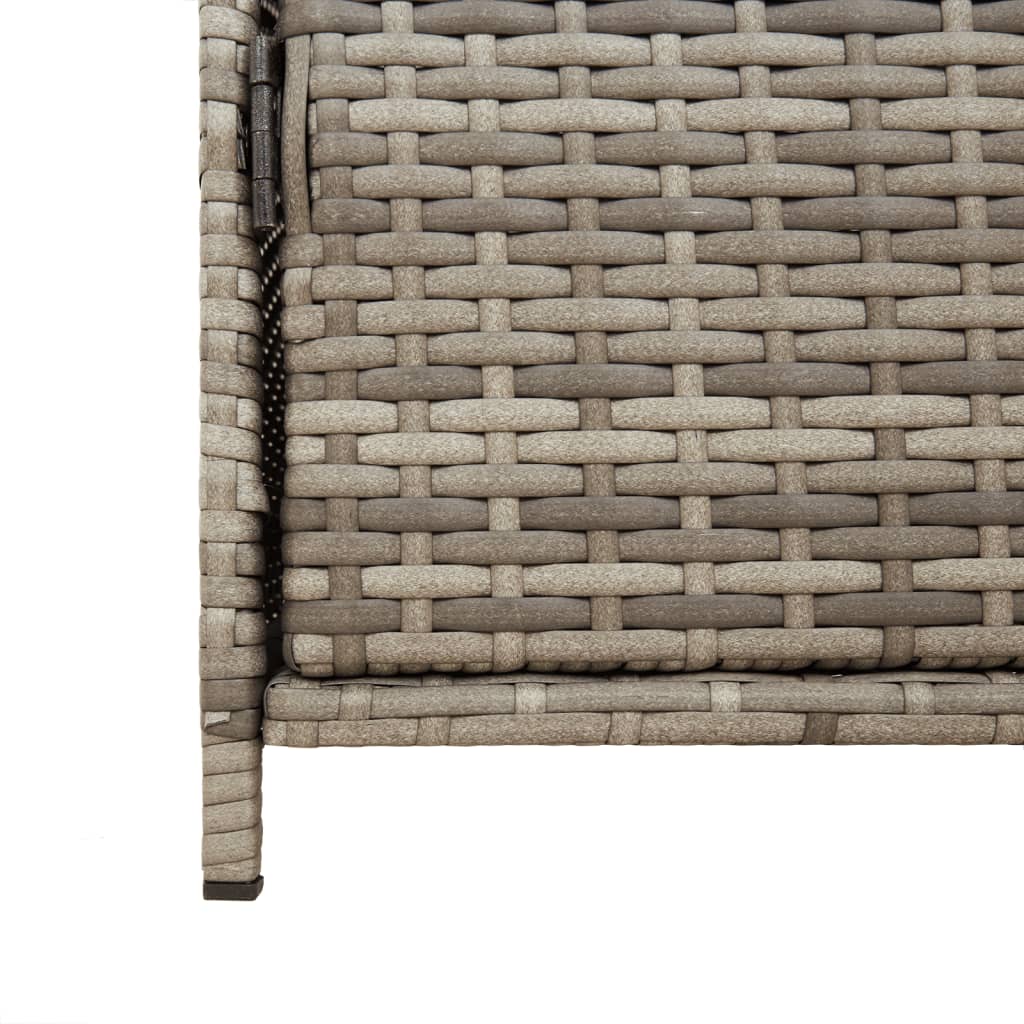Gartenschrank Balkonschrank Geräteschrank Haushaltsschrank Schrank Poly Rattan - Bild 43 von 55