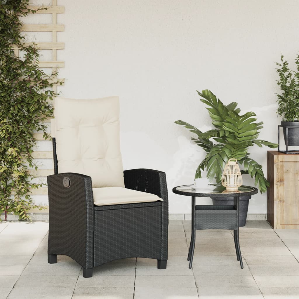 Poly Rattan Gartensessel mit Kissen Verstellbar Gartenstuhl Sessel Stuhl Stühle - Bild 11 von 77