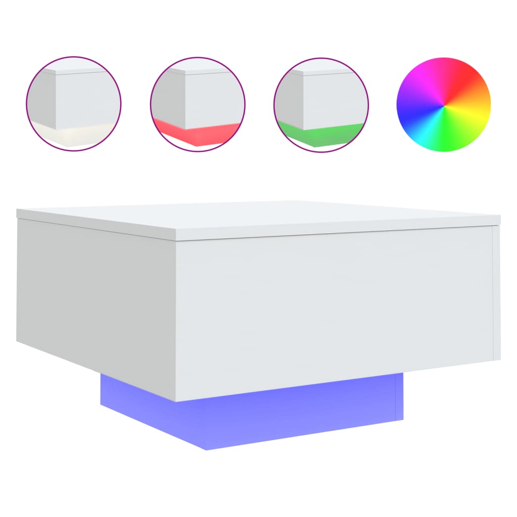 Couchtisch Wohnzimmertisch mit LED Beleuchtung Beistelltisch Stehtische - Bild 15 von 89