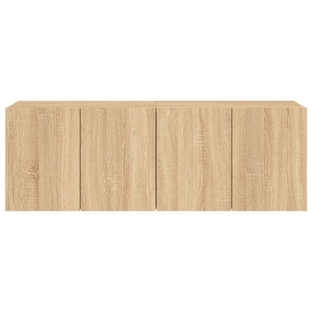 TV Wandschrank Lowboard Fernsehschrank Hängeschrank TV Möbel 60/80/100 cm - Bild 31 von 91