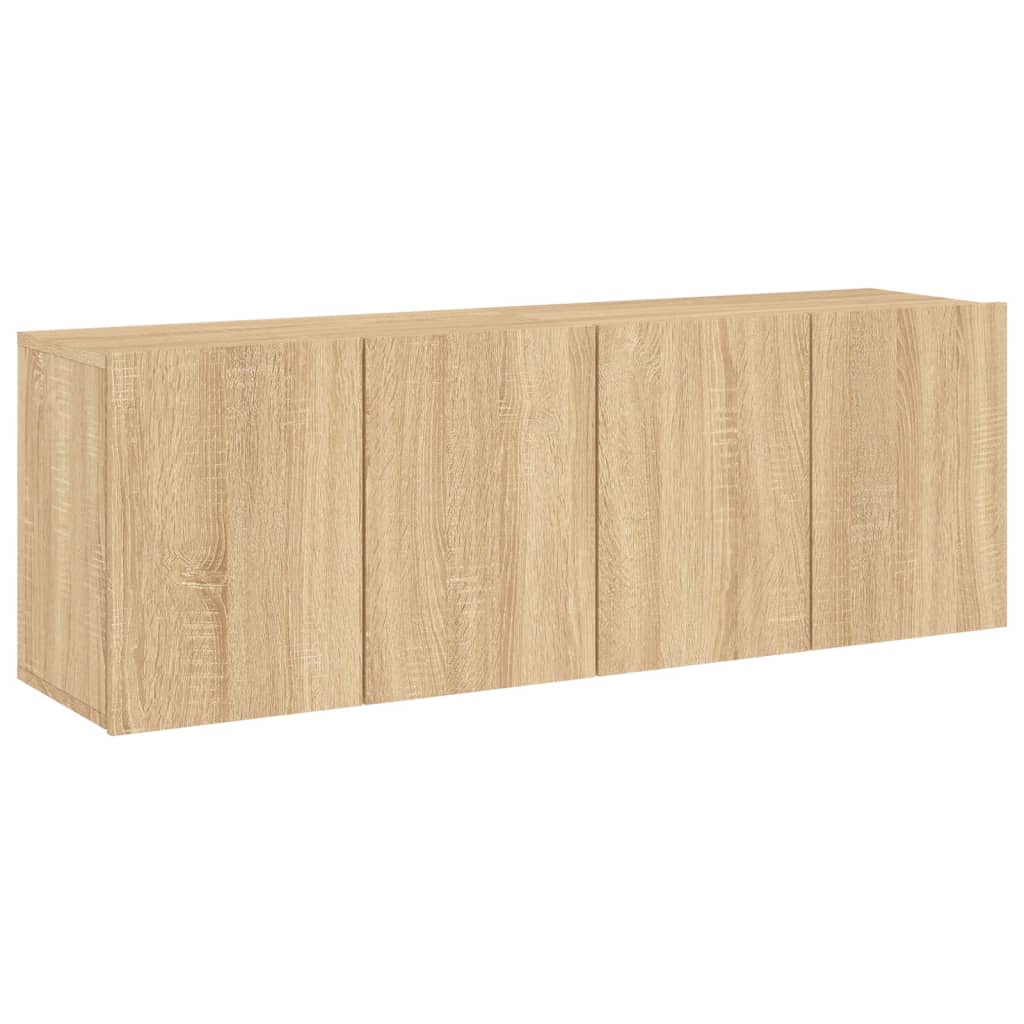TV Wandschrank Lowboard Fernsehschrank Hängeschrank TV Möbel 60/80/100 cm - Bild 27 von 91