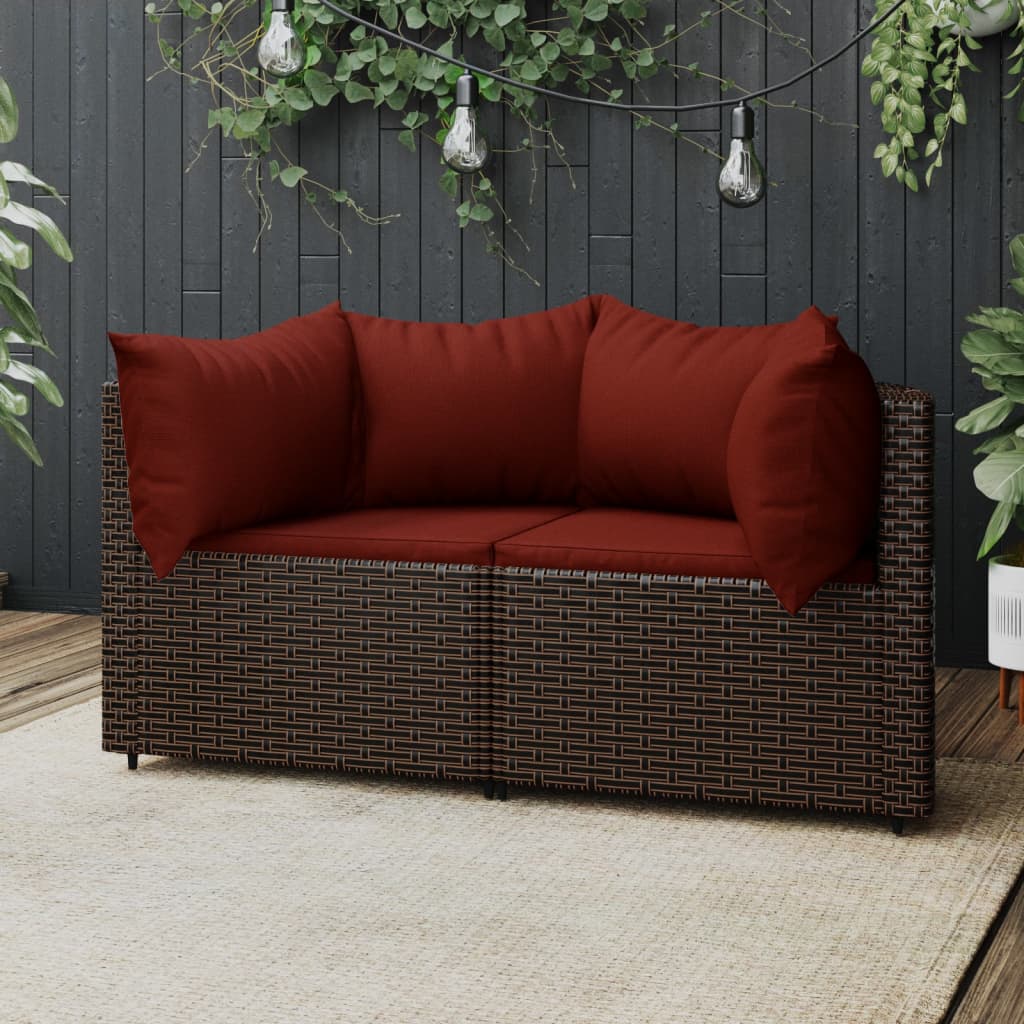 Garten Lounge Set mit Kissen Gartensofa Ecksofa Gartenmöbel Poly Rattan - Bild 48 von 106