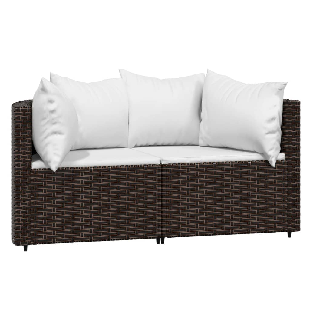 Garten Lounge Set mit Kissen Gartensofa Ecksofa Gartenmöbel Poly Rattan - Bild 87 von 106
