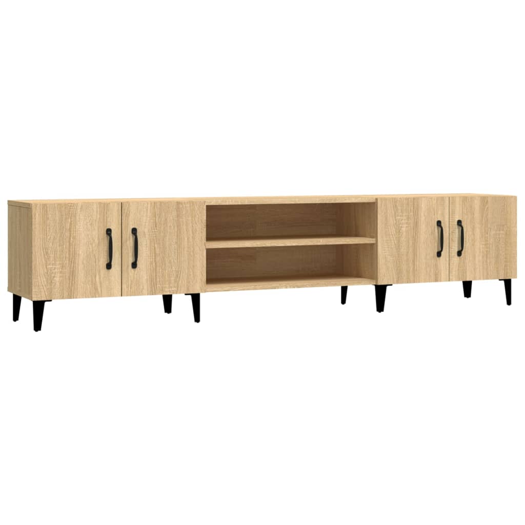 TV Schrank Fernsehtisch Fernsehschrank Lowboard Holzwerkstoff 180 x 31,5 x 40 cm - Bild 13 von 19