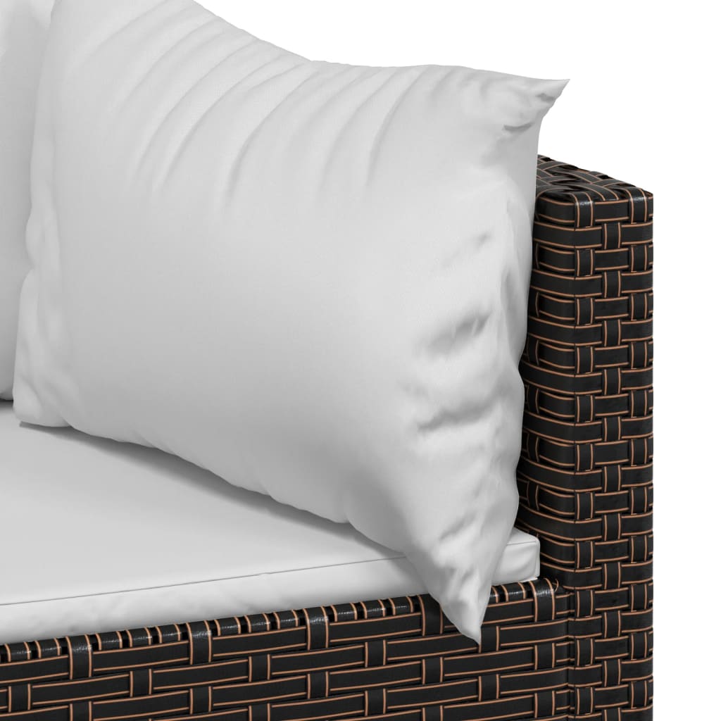 Garten Lounge Set mit Kissen Gartensofa Ecksofa Gartenmöbel Poly Rattan - Bild 92 von 106