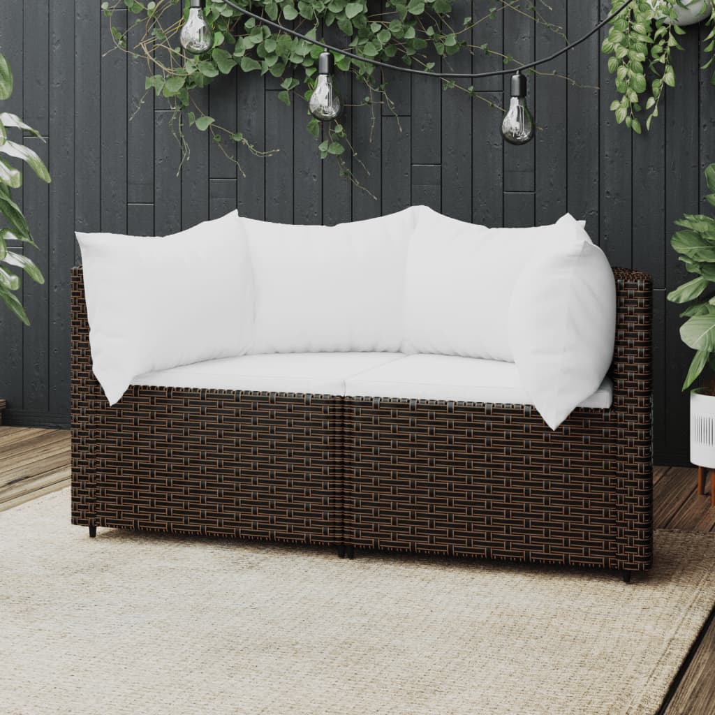 Garten Lounge Set mit Kissen Gartensofa Ecksofa Gartenmöbel Poly Rattan - Bild 86 von 106