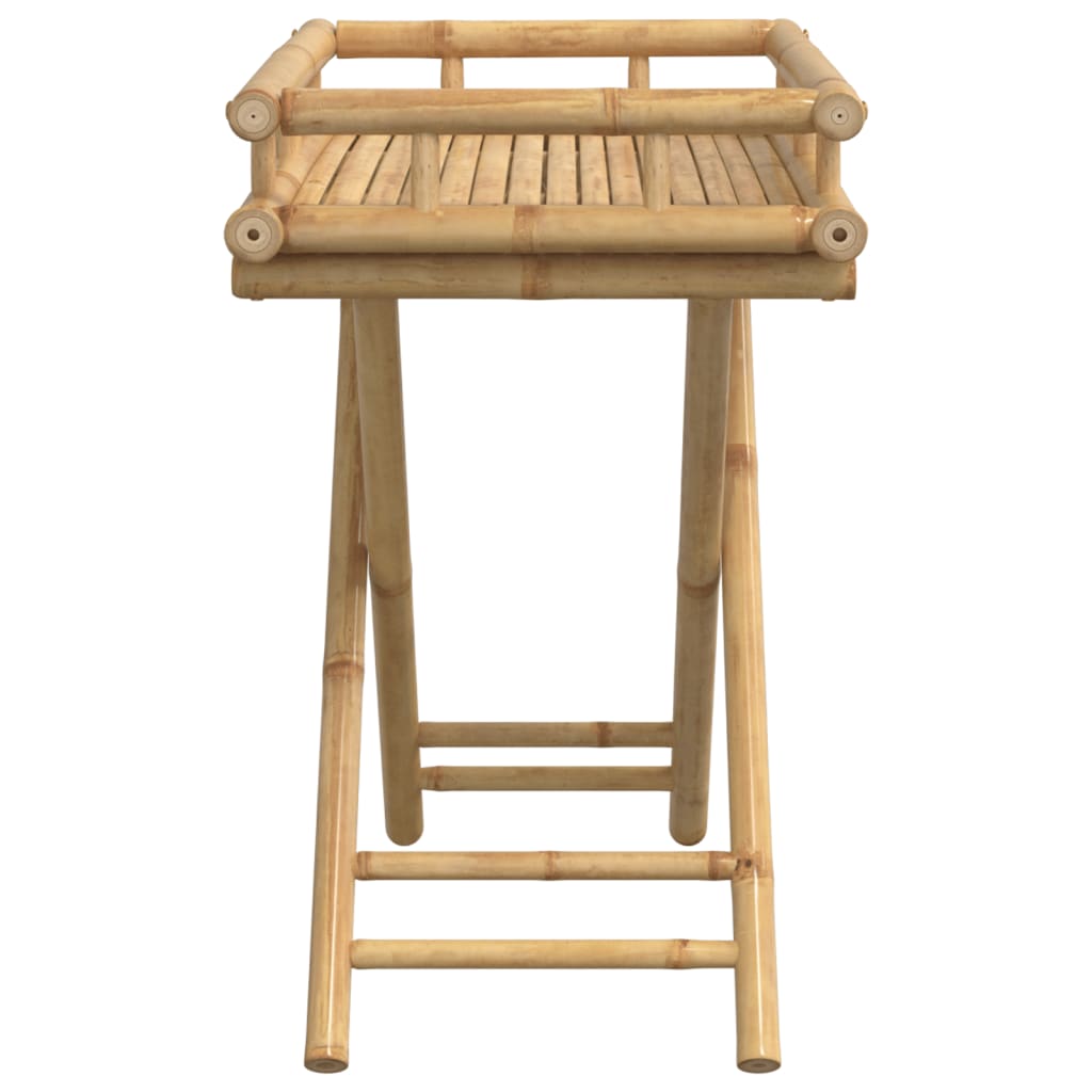 Balkontisch Gartentisch Tabletttisch Bambus Klapptisch Esstisch Konsolentisch - Bild 11 von 48