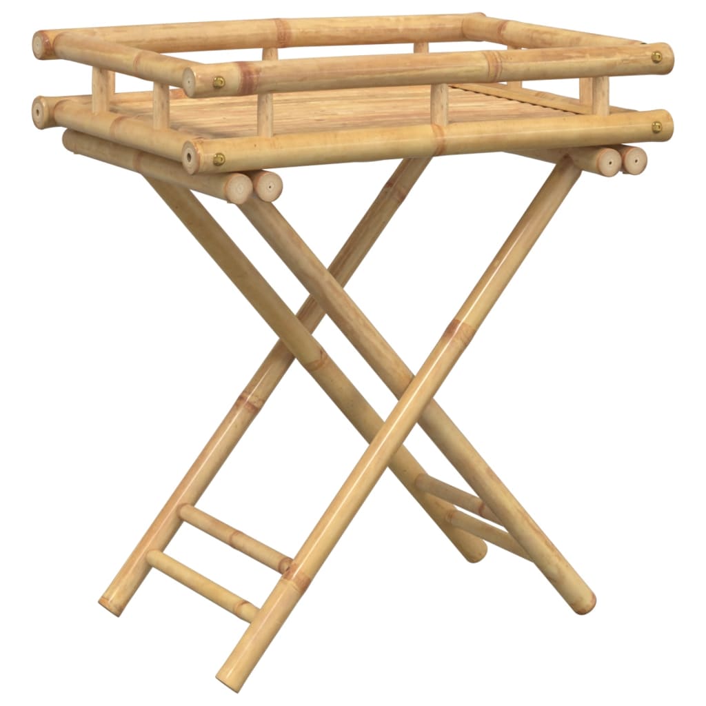 Balkontisch Gartentisch Tabletttisch Bambus Klapptisch Esstisch Konsolentisch - Bild 7 von 48