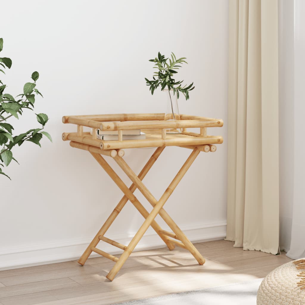 Balkontisch Gartentisch Tabletttisch Bambus Klapptisch Esstisch Konsolentisch - Bild 9 von 48