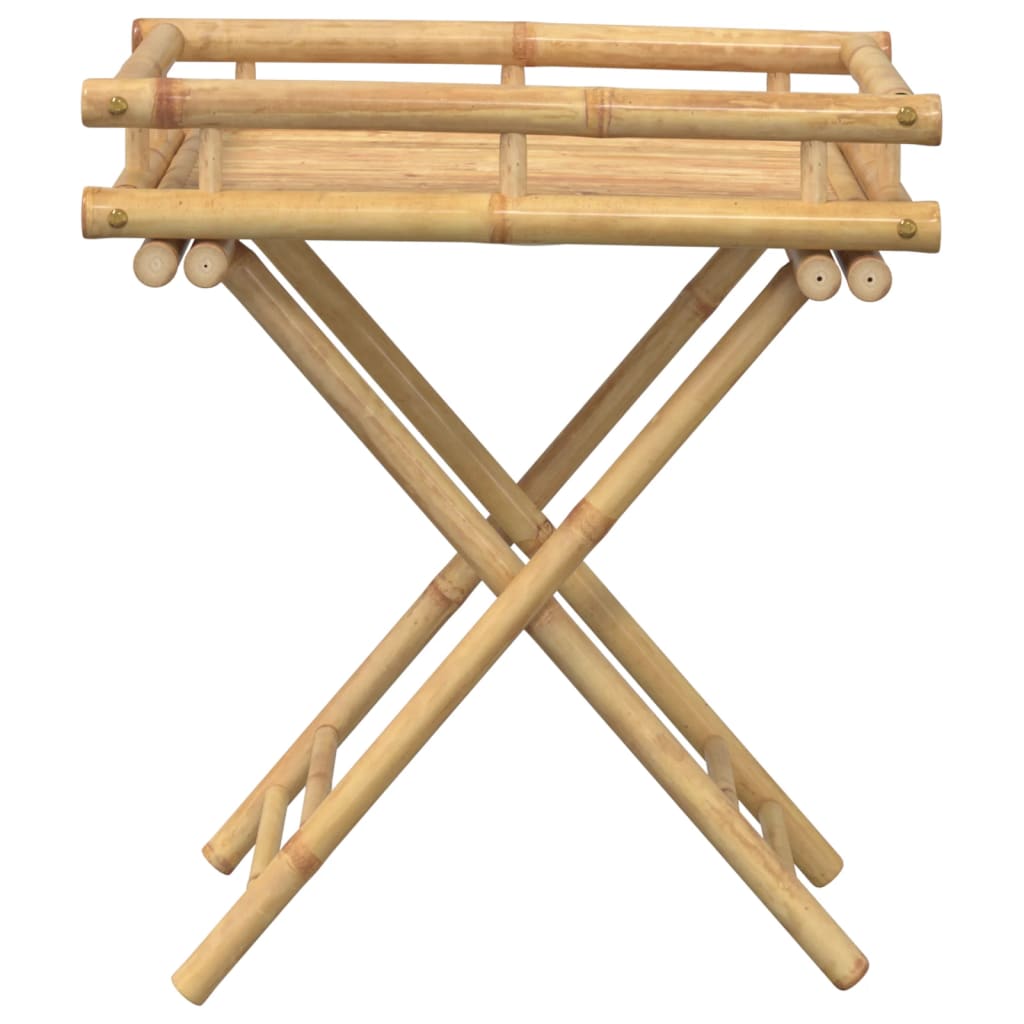 Balkontisch Gartentisch Tabletttisch Bambus Klapptisch Esstisch Konsolentisch - Bild 10 von 48