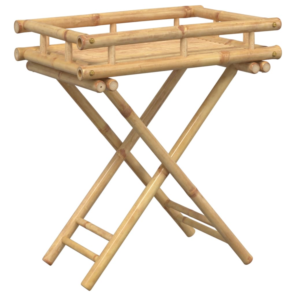Balkontisch Gartentisch Tabletttisch Bambus Klapptisch Esstisch Konsolentisch - Bild 12 von 48