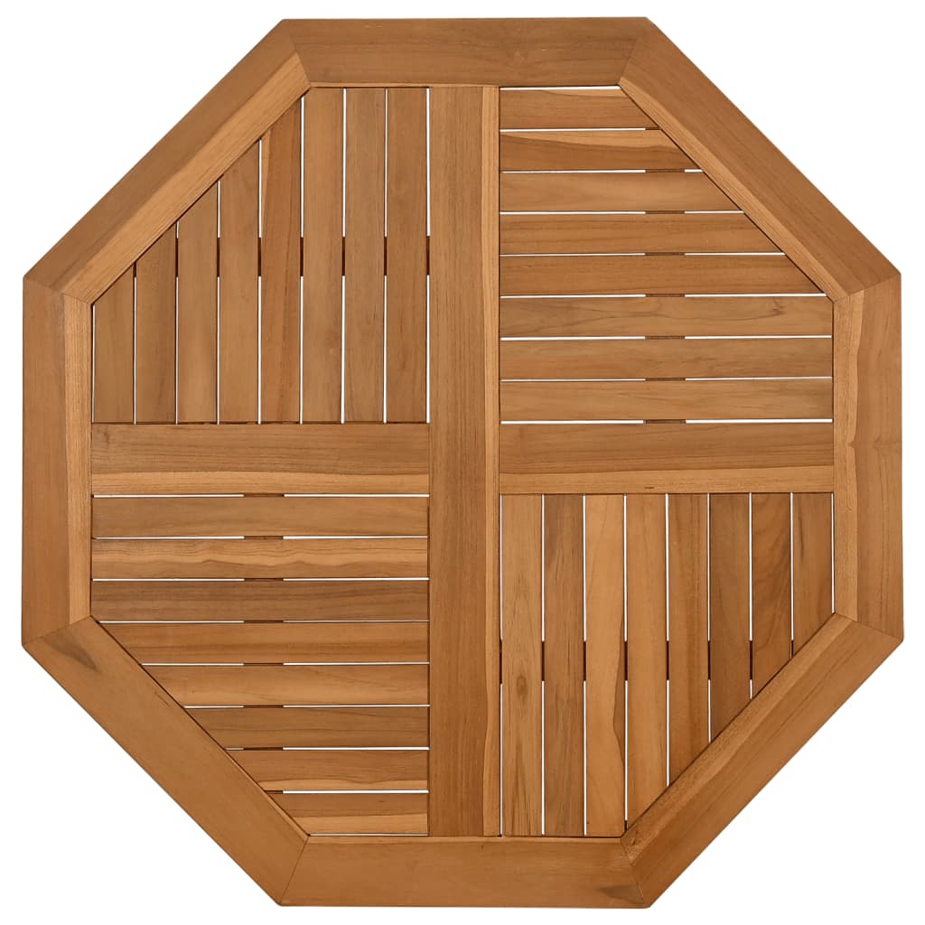 Tischplatte Holzplatte Rund Achteckig Quadratisch Teak Massivholz Tisch Platte - Bild 22 von 29