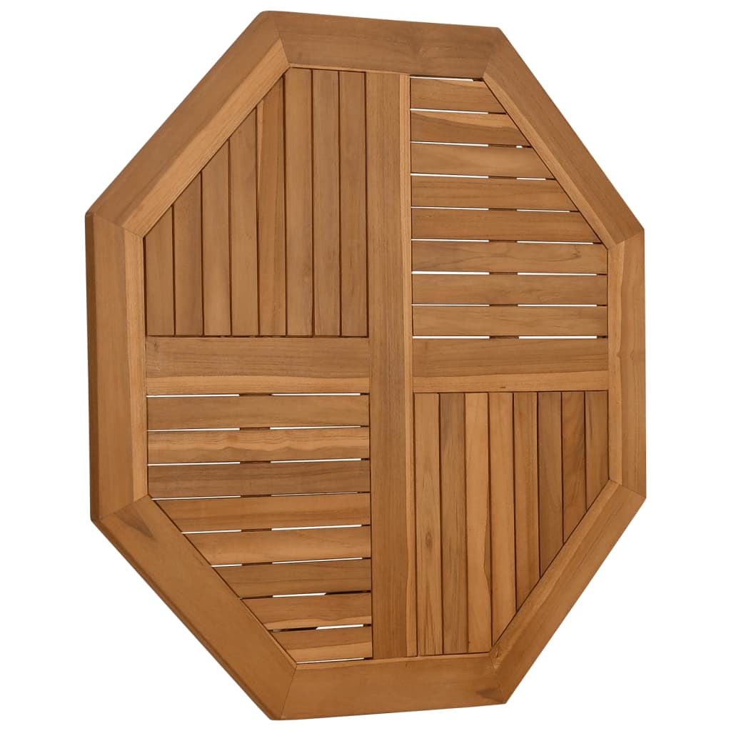 Tischplatte Holzplatte Rund Achteckig Quadratisch Teak Massivholz Tisch Platte - Bild 23 von 29