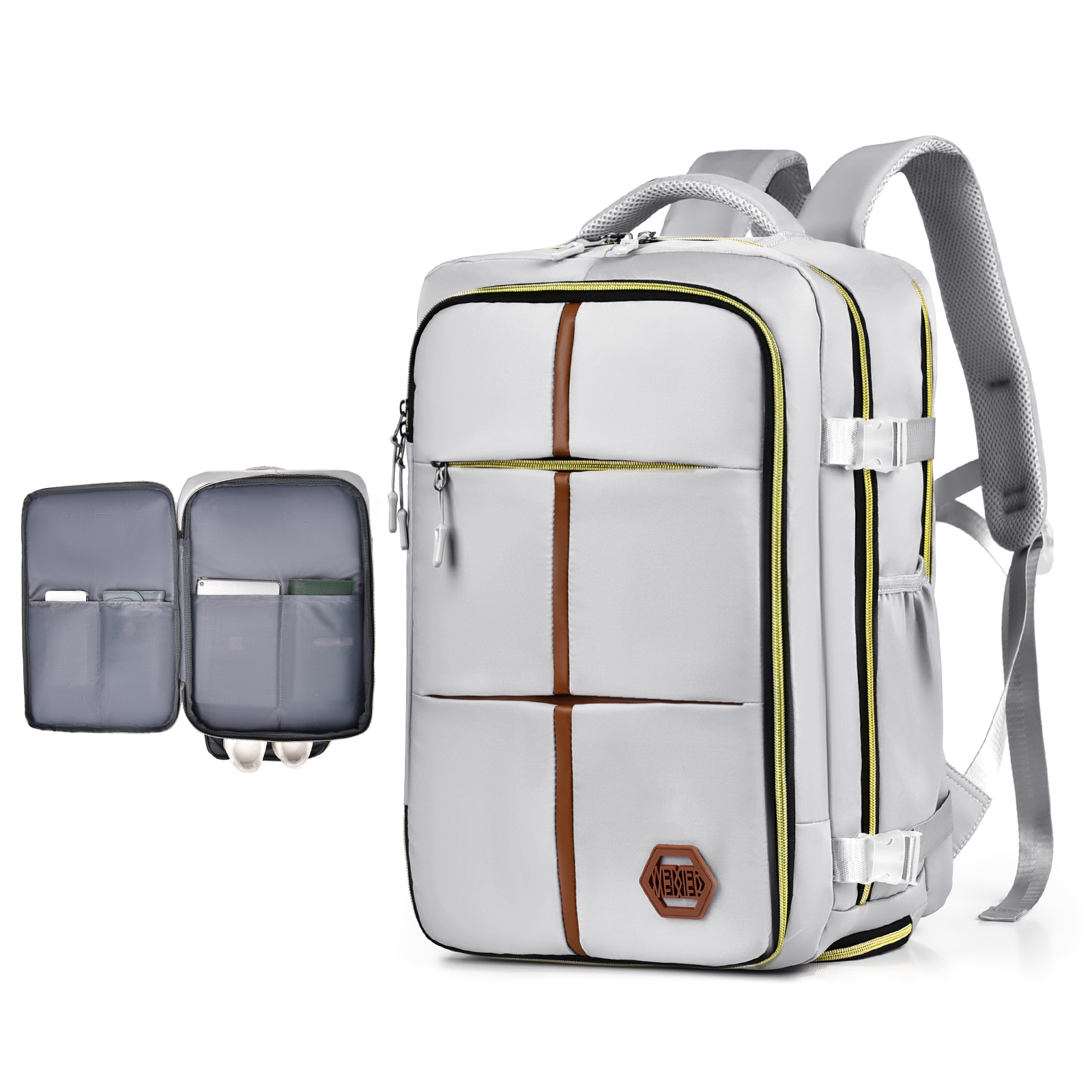 Ryanair Carry on Backpack Cabin Bag 40x20x25 Under Seat Rucksack Travel Luggage - Picture 25 of 29