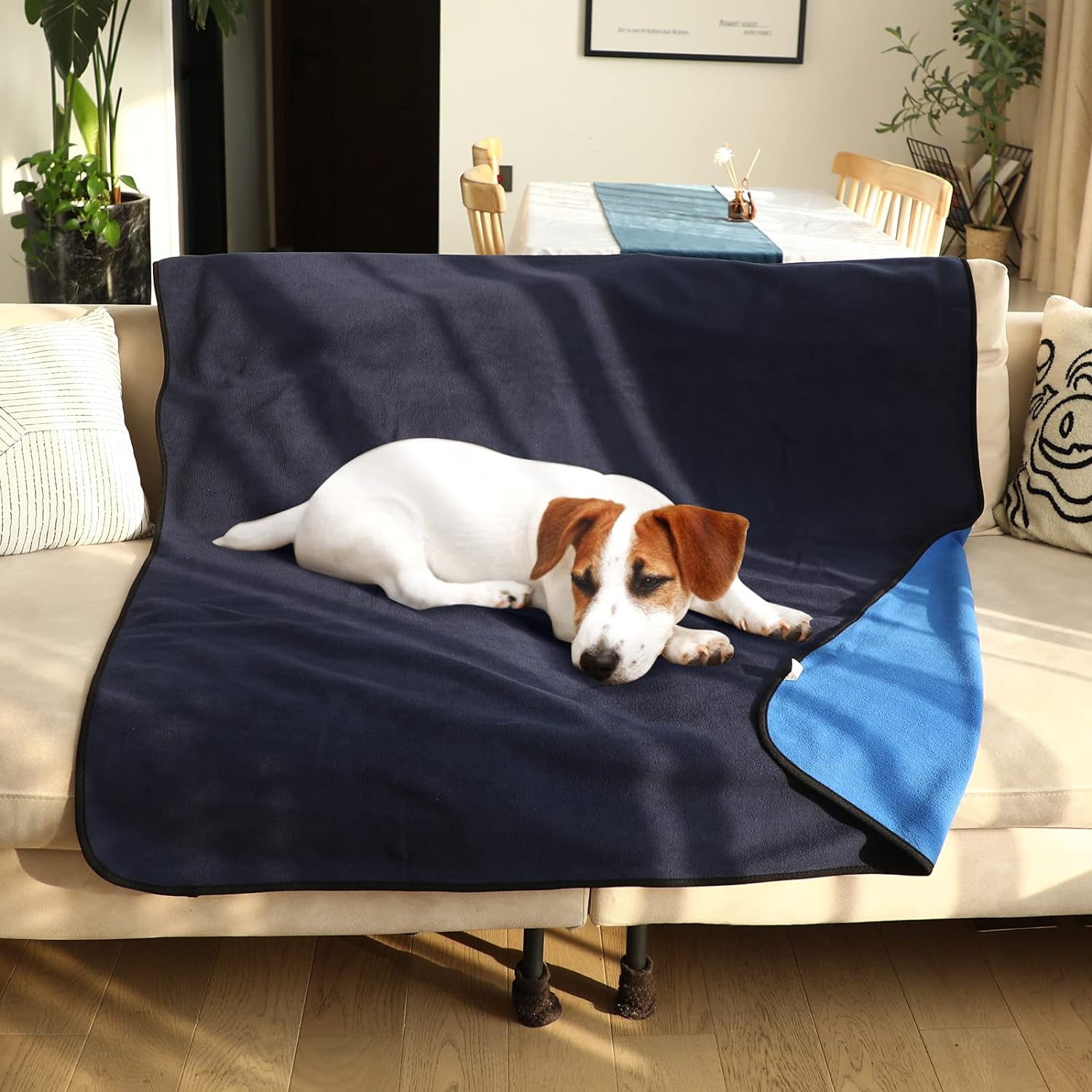 Dog Blanket Waterproof Puppy Blanket Liquid Proof Pet Throw Bed Sofa from Spills - Picture 11 of 21