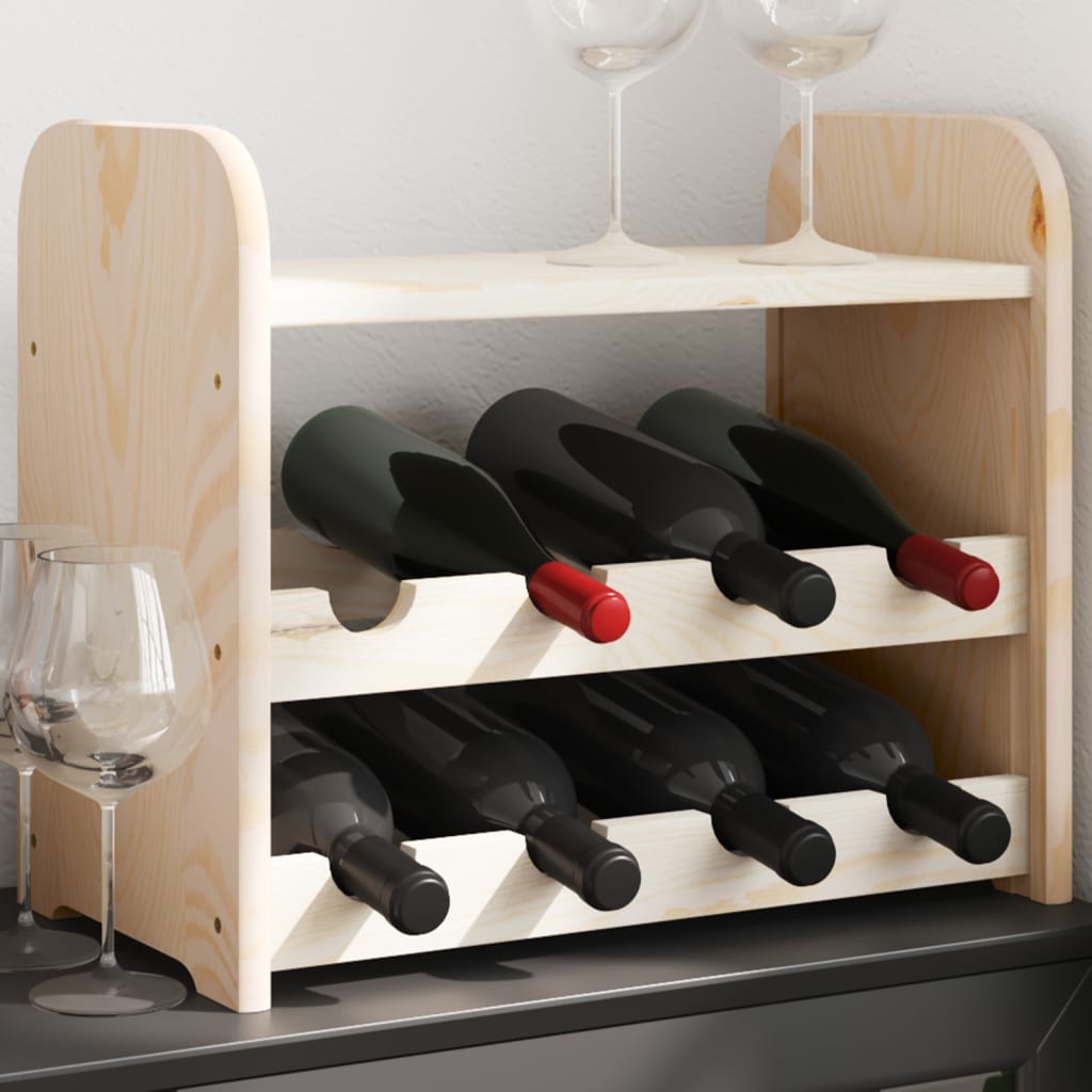 Weinregal Flaschenregal Fassregal Weinschrank 43x25x37 cm Massivholz Kiefer - Bild 26 von 34